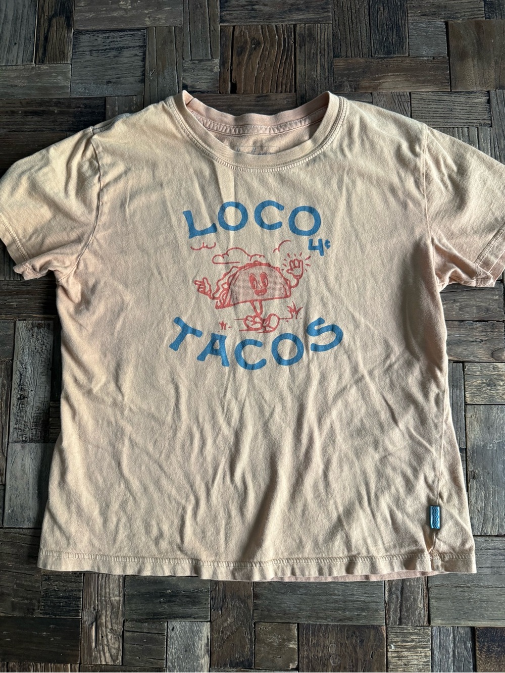 Loco 4 Tacos Kids Graphic Tee - Light Peach